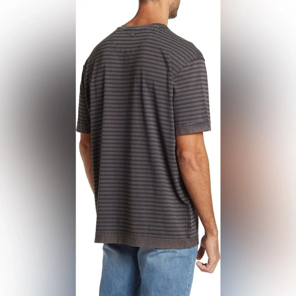 Tommy Bahama Tidelands Short Sleeve Henley, Onyx, Small, NWT - Picture 3 of 10